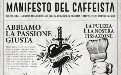 Sarà un buon caffè? Ce lo dicono SCA e IEI con il loro manifesto (da cercare al bar)